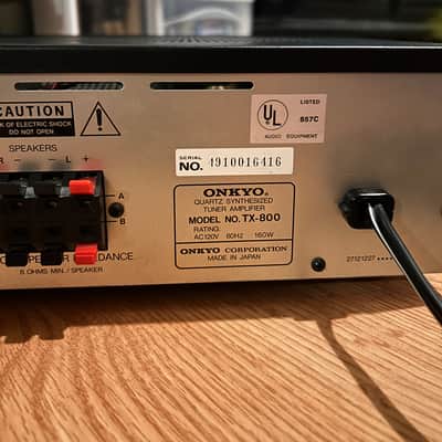Vintage Onkyo Tx-800 90s receiver and am/fm tuner; powers on and functions but needs some work image 9