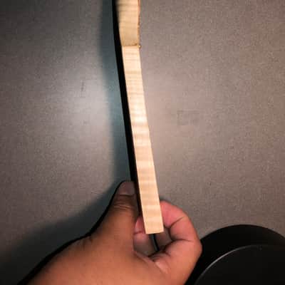 lp style 3x3 exotic wood guitar neck for luthier repair parts image 7