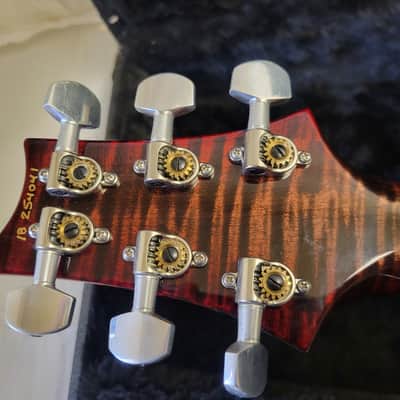 PRS Custom 24 10 Top 2018 - Charcoal Cherry Burst image 15