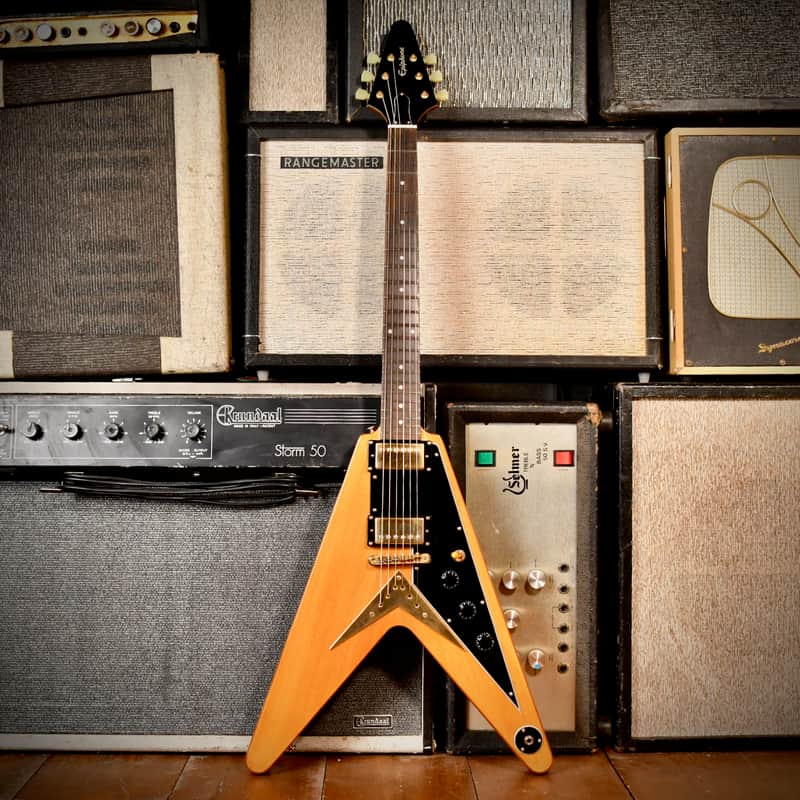Epiphone Flying V '58 RI Korina 2016 | Reverb