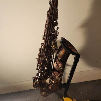 KESSLER Custom Handmade Alto Sax 2016 - Dark Lacquer image 2