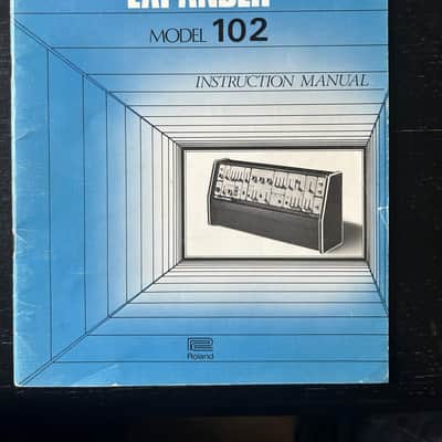 Roland System 100 102 Synth Expander - OG Operation Manual and Patch Book image 2
