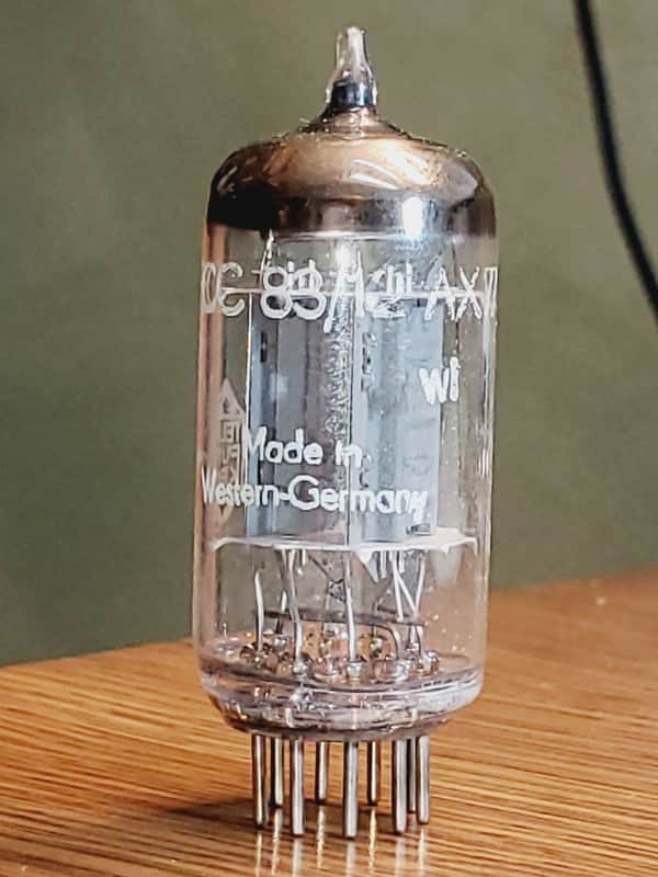 12AX7/ECC83 Telefunken Ribbed Plate MaxiPreamp2/TV7 tested (1) tube lot image 1