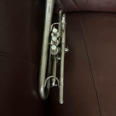 Pan American/Conn Model 58A Bb Cornet SN 135651 (Silver plated) image 4