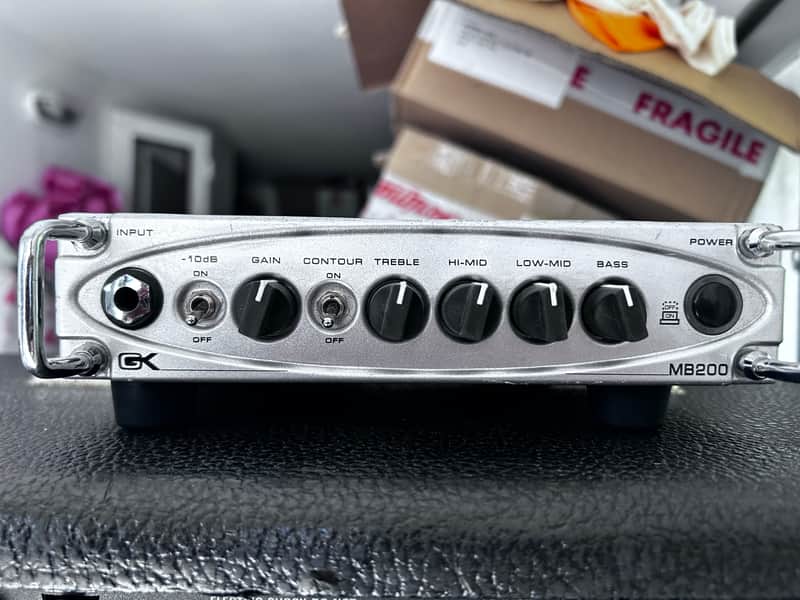 Gallien-Krueger MB200 200W Bass Head 2010s - Silver