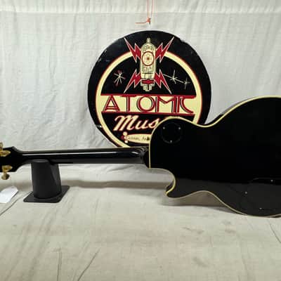 Gibson Custom 1954 '54 Les Paul Custom Staple Pickup Reissue Guitar with Bigsby + Case - Black Beauty image 9