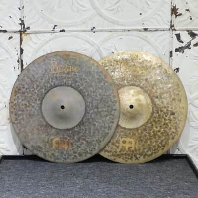 Meinl Byzance Extra Dry Medium Hi-hat Cymbals 14in (846/1406g) image 1