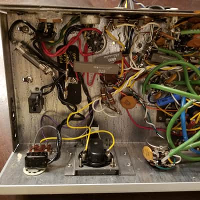 Roberts Small stereo tube amp project with case and AlNiCo speakers 1960s image 9