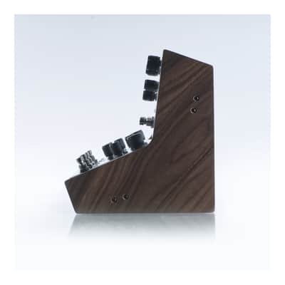 Stand for 2 Meris LVX and/or Mercury effects pedals | Handmade with solid black walnut image 2