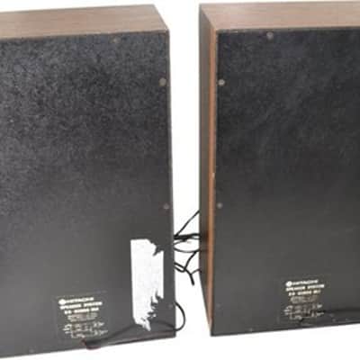 Hitachi SS 8280 Speaker System Vintage HiFi Audio Wooden Cabinets image 3