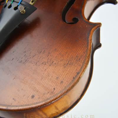 1900s Bohemian or Saxon violin image 15