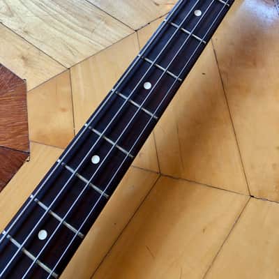 ORIGINAL 1998 FENDER JAZZ ELECTRIC ACTIVE DELUXE SERIES BASS BLACK GUITAR MEXICO image 9