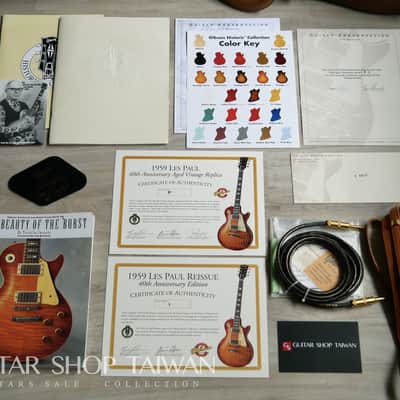 1999 Gibson Custom Shop 40th Anniversary 1959 Les Paul Reissue Tom Murphy Painted & Aged. Vintage World Edition image 25