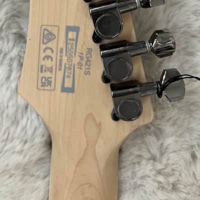 Ibanez RG421QMCBB RG Solid Body Electric Guitar, Sea Shore Matte image 6