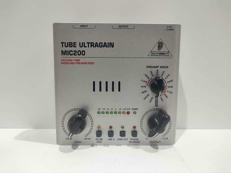 Behringer Tube Ultragain MIC200 Vacuum Tube Modeling Preamplifier 2012 - Present - Standard image 1