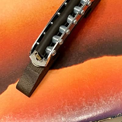 Waterslide Rubber Bridge For Archtop Guitars & Bass w/Wooden Base Included image 1