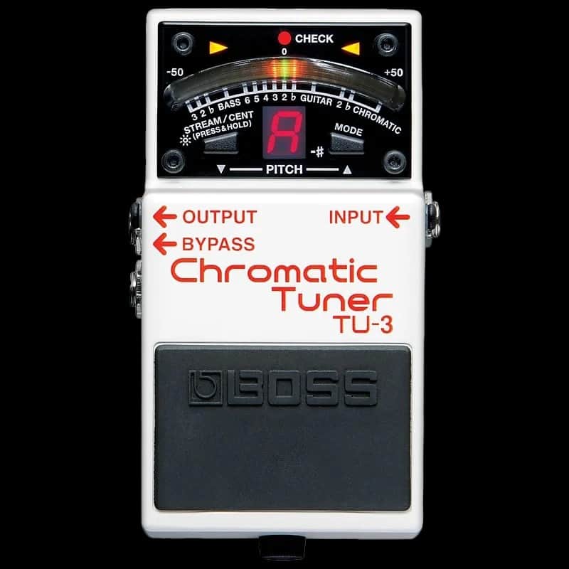 Boss TU-3 Chromatic Tuner Pedal with Bypass image 1