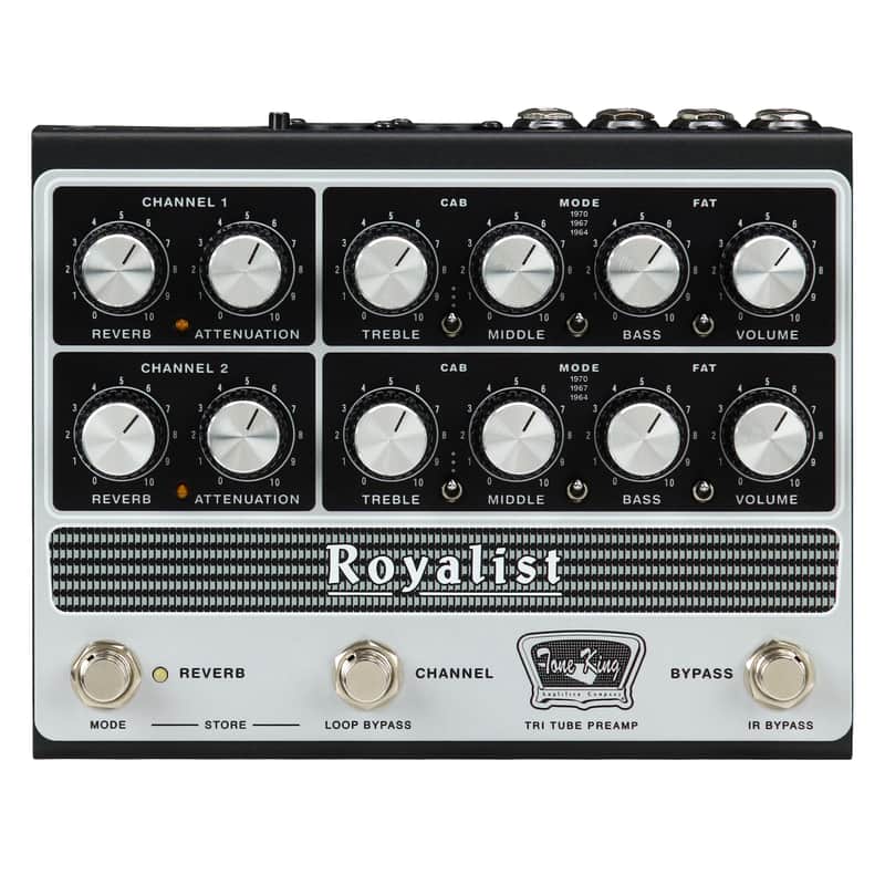 New Tone King Royalist High Voltage Tri-Tube British Preamp Guitar Effects Pedal image 1