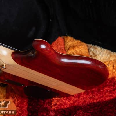 Alembic SCSB4 Stanley Clarke 2002 - Vermillion/Maple image 8