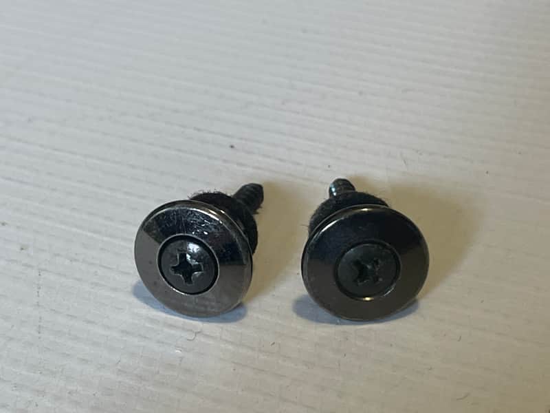 1990's Japan Ibanez S & RG Series Large Head Oversize Cosmo Black Strap Buttons image 1