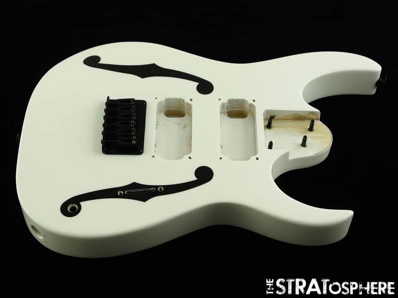 Ibanez PGMM31 BODY & HARDWARE F106 Paul Gilbert miKro Poplar White image 1