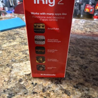 IK Multimedia iRig 2 Mobile Guitar Interface for iOS 2015 - Present - Black image 2