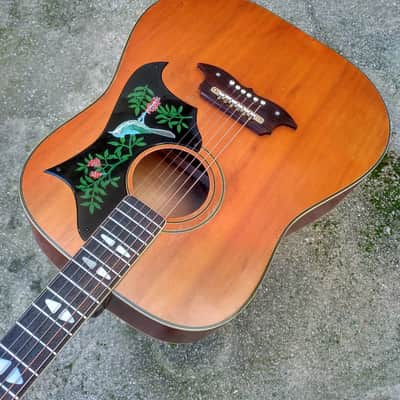 1970 Terada FW-943 Hummingbird Acoustic Guitar MIJ image 7