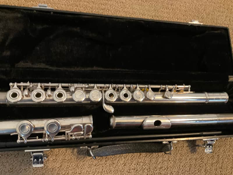 Yamaha Open Hole Flute All New Pads, Clean, C foot model image 1