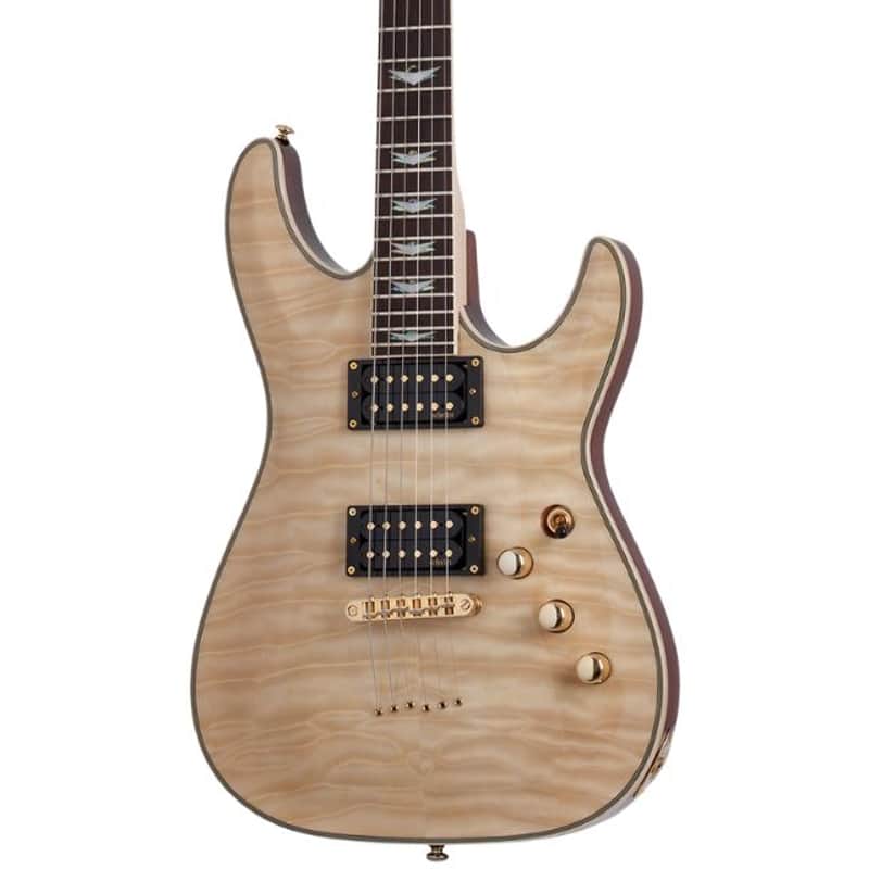 Schecter Omen Extreme-6 Electric Guitar, Gloss Natural image 1