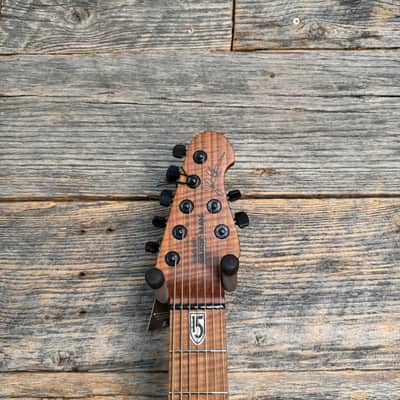 Ernie Ball Music Man JP15 7-String Electric Guitar - Red Tide Flame image 5