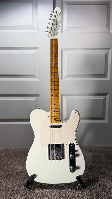 Fender 2012 Custom Shop '50s Reissue Telecaster Relic - Arctic White image 1