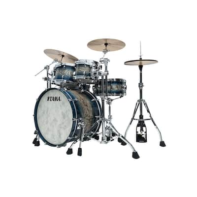 Tama Star Walnut 22" Satin Indigo Japanese Sen Burst image 2