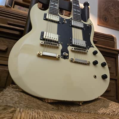Ibanez 2402DX-WH Double Cutaway Double Neck 1974 - 1977 - White Bild 3