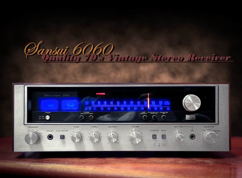 Sansui 6060 🌈RaRe🌈 1976 Vintage Stereo Receiver image 1