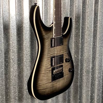 ESP LTD MH-1000 Evertune Flame Charcoal Burst Guitar MH1000ETFMCHB #2758 Used image 5