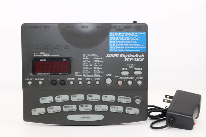 Zoom RT-123 RhythmTrak Drum Machine New battey holder was installed on Board image 1