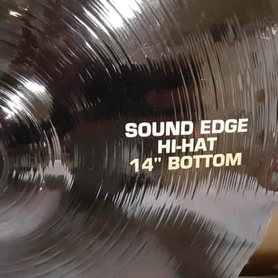 Paiste 14" Black Alpha Slipknot Edition Sound Edge Hi-Hat Cymbals (Pair) image 6