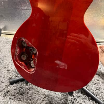 Guitar Fetish LP body+neck project - Red quilt image 8