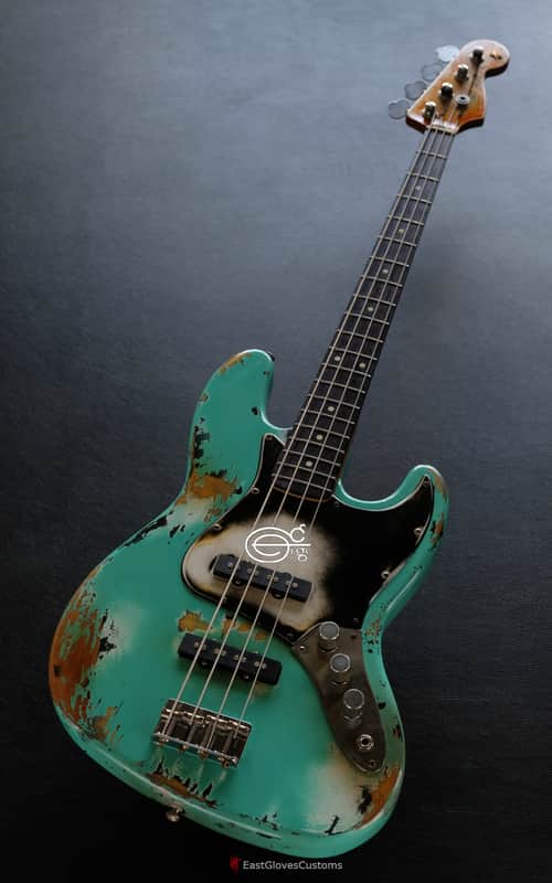 Fender Standard Jazz Bass Seafoam Green Heavy Relic Aged (RARE) image 1
