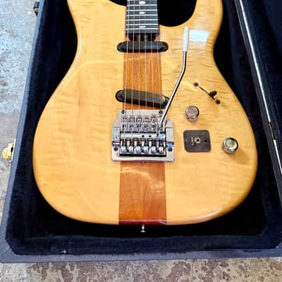 Alembic Prototype Super Strat c 1980 - Natural original vintage USA image 3