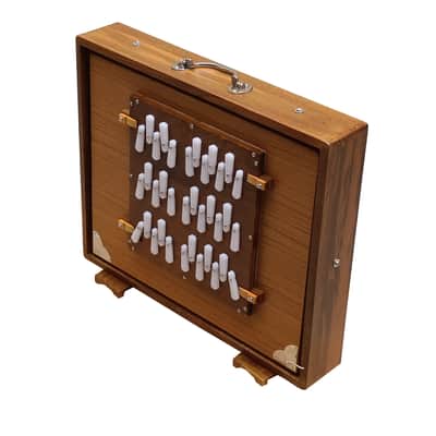 SHRUTI BOX~3 OCTAVES~TEAK WOOD~SIZE (17" X 14" X 3")~36 NOTES~TUNE TO 440 Hz~BHAJAN~SHRUTI~YOGA~VOCAL~CHANT~WITH GIG BAG image 8