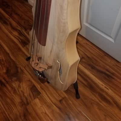 Acoustic Electric Upright Bass 3/4 scale (Natural) image 3
