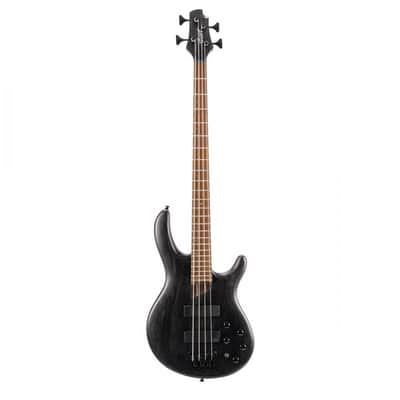 Cort 4 String Bass Guitar, Right, Open Pore Transparent Black, one size (B4ELEMENTOPTB) image 2