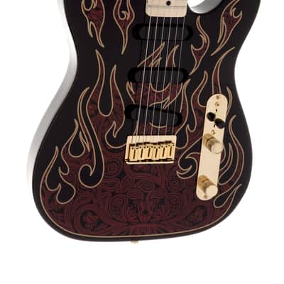 FENDER - James Burton Telecaster  Maple Fingerboard  Red Paisley Flames - 0108602887 image 5
