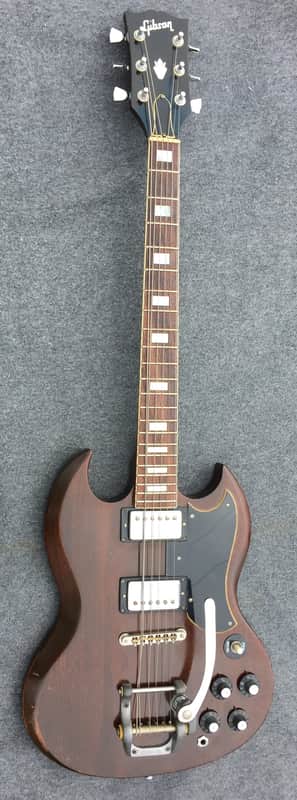 Gibson SG Standard with Bigsby 1972 - Walnut image 1