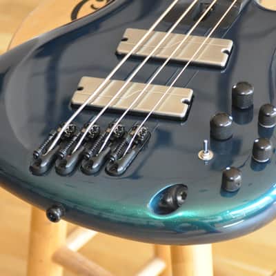 IBANEZ SRMS720 BCM Blue Chameleon / 4-String Multi-Scale / Bass Workshop Series / SRMS720-BCM / I240309254 image 4