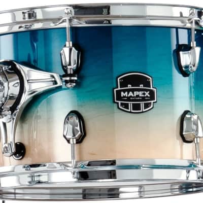 Mapex *Pre-Order* Saturn Aqua Fade 12x9" Rack Tom Drum w/Mount | NEW | Special Order | Authorized Dealer image 1