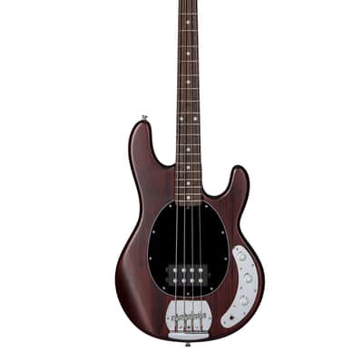 Sterling by Music Man StingRay Ray4 Bass Guitar in Walnut Satin image 1