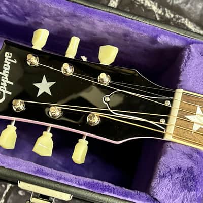 Epiphone J-180 LS Jumbo Ac/El Inspred by Gibson Pink w/Case Auth Dlr #266 image 18