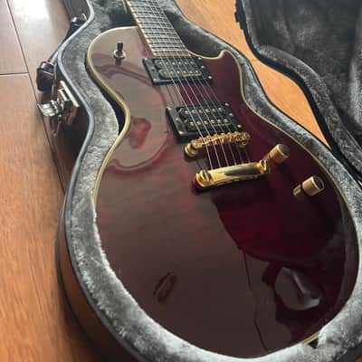 DEMO VIDEO Epiphone Les Paul Custom Prophecy Gibson dirty fingers GX (US customers, tax included in shipping cost)  2009 Black Cherry image 2